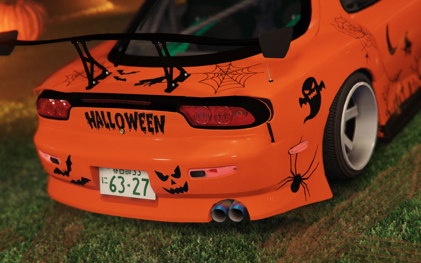 Halloween livery for RX7 FD3S GTA 5 Mods